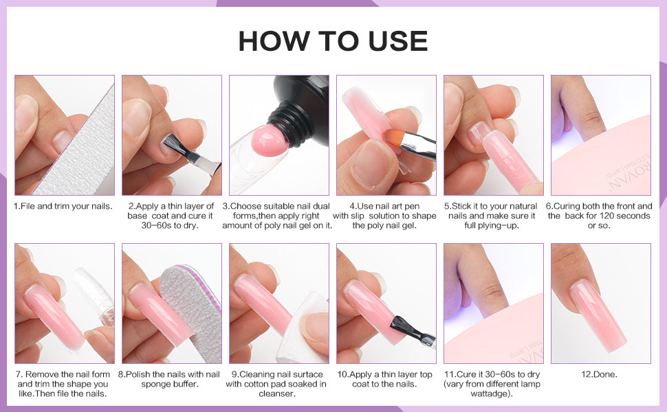 💅 Grunsify™ Poly Gel Nail Kit — Fast-Dry Salon Nails in Minutes, Right at Home