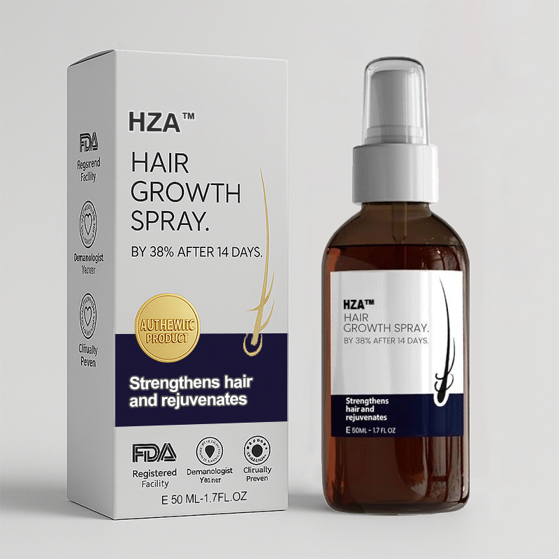 🌿 HZA™ Natural Hair Regrowth Spray – 70% OFF Ends Tonight!