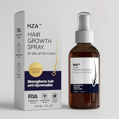 🌿 HZA™ Natural Hair Regrowth Spray – 70% OFF Ends Tonight!
