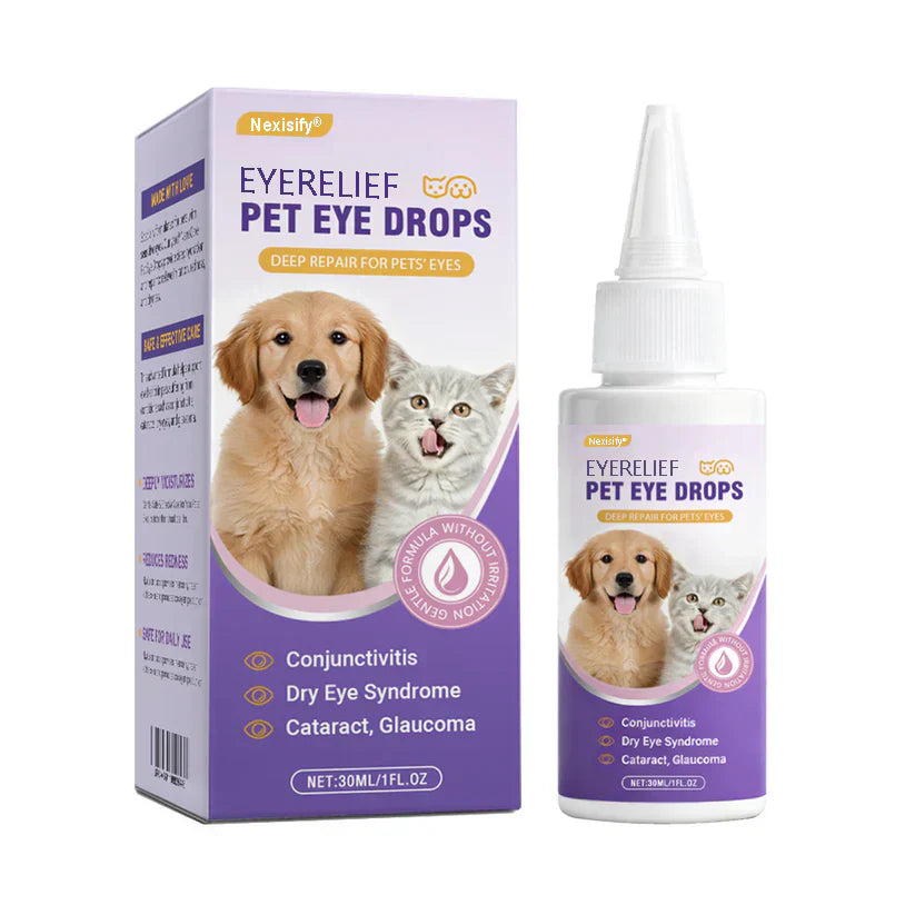 👩‍⚕️ Nexisify® EyeRelief Pet Drops — FDA Approved | Safe, Gentle & Effective for Redness, Dryness & Irritation 🐕🐾