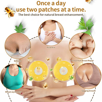 QIAWI® Royal Jelly Breast Enhancement Patch 💕 Safe for use during breastfeeding (For concerns such as underdeveloped breasts, sagging, flatness, skin creases, and darkened nipples)