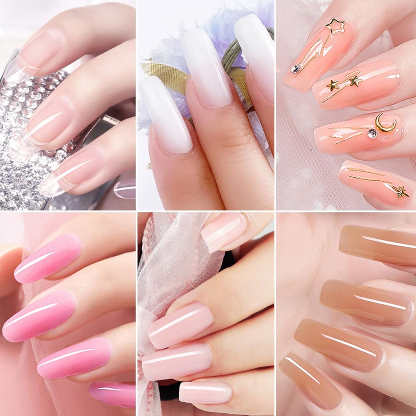 💅 Grunsify™ Poly Gel Nail Kit — Fast-Dry Salon Nails in Minutes, Right at Home