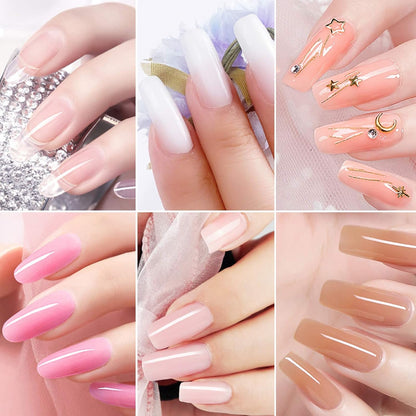 💅 Grunsify™ Poly Gel Nail Kit — Fast-Dry Salon Nails in Minutes, Right at Home