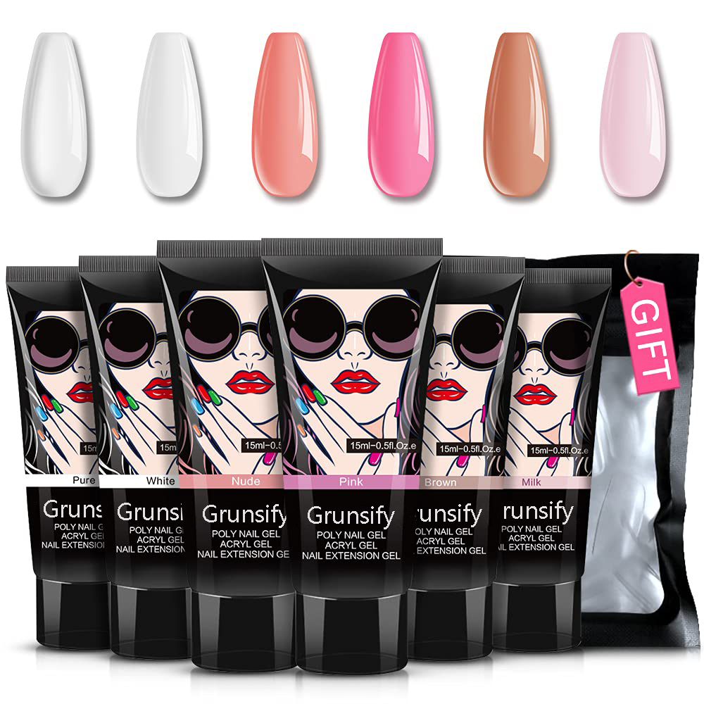 💅 Grunsify™ Poly Gel Nail Kit — Fast-Dry Salon Nails in Minutes, Right at Home