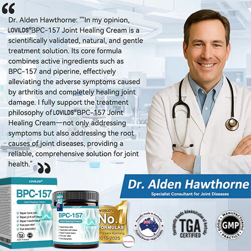 LOVILDS® BPC-157 Healing Cream 🌿 | Natural Relief for Joint Pain, Arthritis & Inflammation