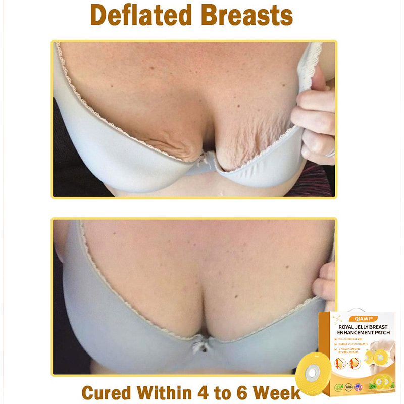 QIAWI® Royal Jelly Breast Enhancement Patch 💕 Safe for use during breastfeeding (For concerns such as underdeveloped breasts, sagging, flatness, skin creases, and darkened nipples)