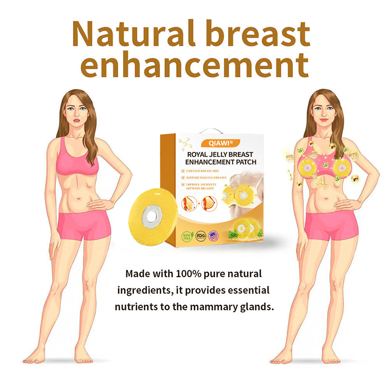 QIAWI® Royal Jelly Breast Enhancement Patch 💕 Safe for use during breastfeeding (For concerns such as underdeveloped breasts, sagging, flatness, skin creases, and darkened nipples)