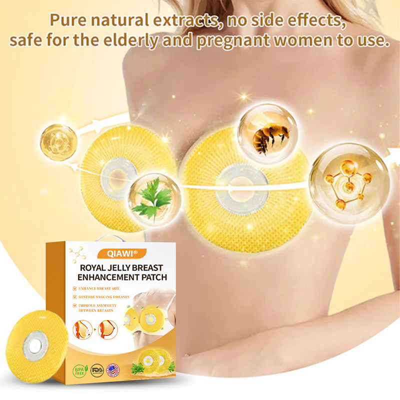 QIAWI® Royal Jelly Breast Enhancement Patch 💕 Safe for use during breastfeeding (For concerns such as underdeveloped breasts, sagging, flatness, skin creases, and darkened nipples)