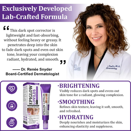 𝐋𝐎𝐕𝐈𝐋𝐃𝐒™ 𝐄𝐏𝐈𝐆𝐋𝐎𝐖 𝐀𝐝𝐯𝐚𝐧𝐜𝐞𝐝 𝐂𝐫𝐞𝐚𝐦 – Clinically designed to correct skin pigmentation