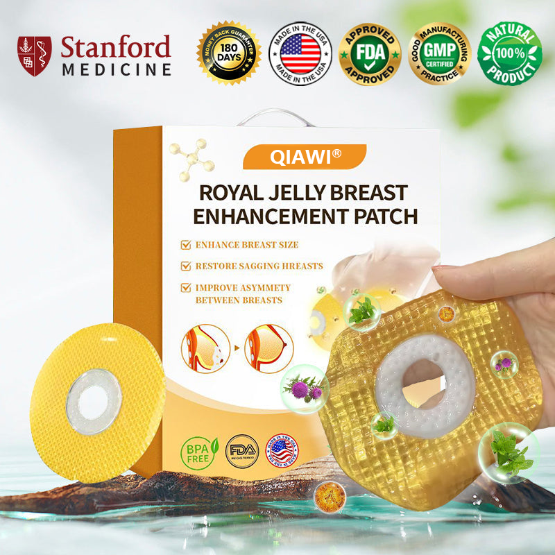 QIAWI® Royal Jelly Breast Enhancement Patch 💕 Safe for use during breastfeeding (For concerns such as underdeveloped breasts, sagging, flatness, skin creases, and darkened nipples)