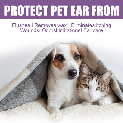 🐾Stop Ear Odor & Itching Fast — The Vet-Trusted Natural Solution for Pets