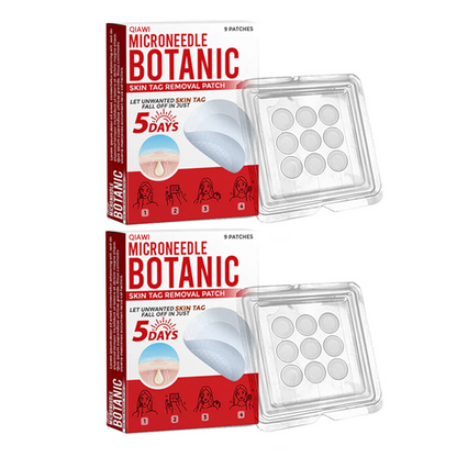 👨‍⚕️QIAWI® MicroNeedle Skin Tag Removal Patches – Fast, Painless & Plant-Powered Formula Backed by Dermatologists