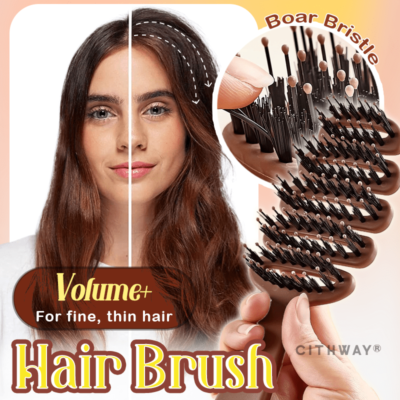QIAWI® Volume+ Bristle Hair Brush